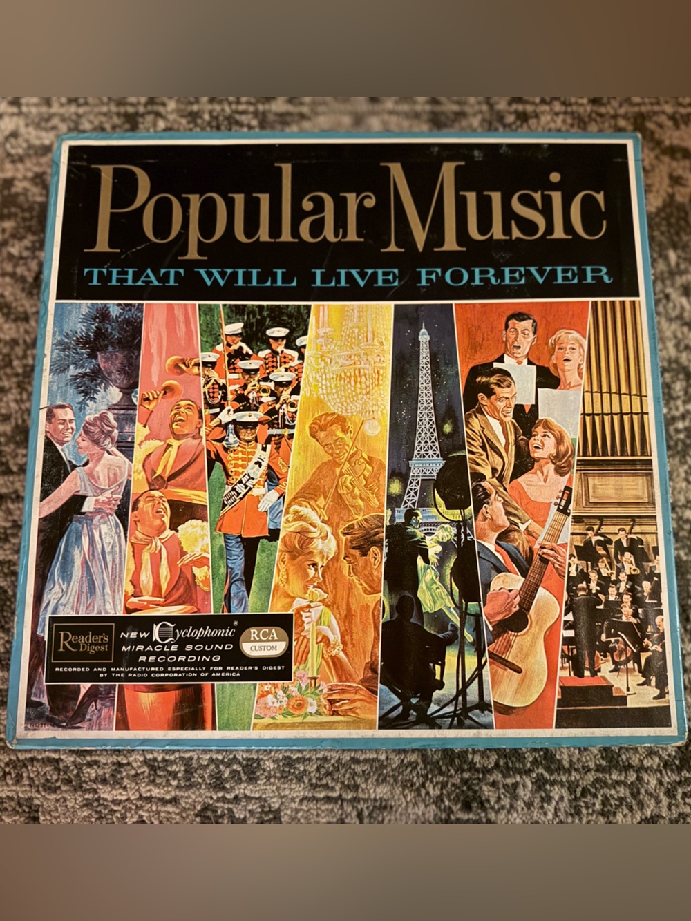 Popular Music That Will Live Forever Vintage Record Set
